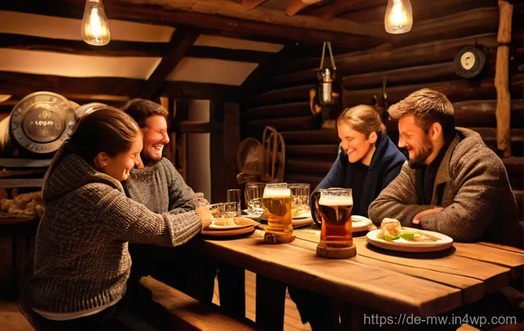 양조장 투어를 위한 최적의 여행 시기 - **Lively Summer Beer Garden Celebration:**
    A bustling and joyful scene in a large German beer ga...