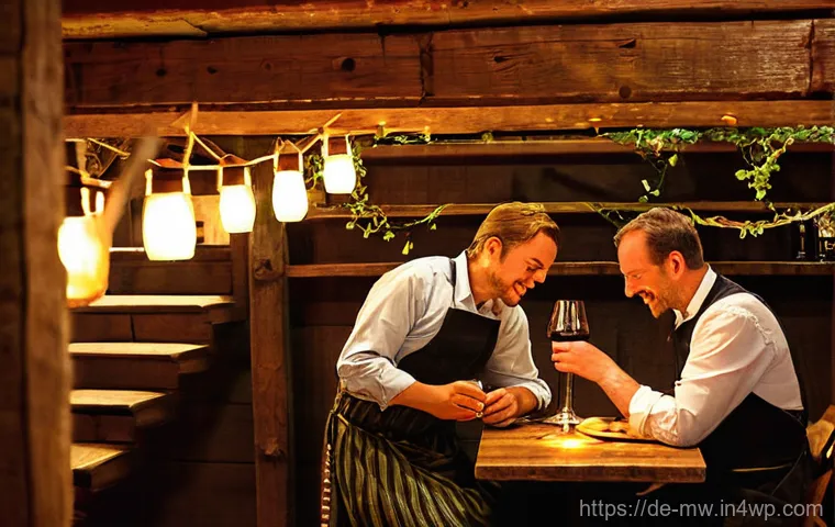 와인과 지역 음식을 함께 즐길 수 있는 투어 - **Prompt:** A breathtaking, wide-angle shot of the Mosel Valley in autumn. The scene is dominated by...